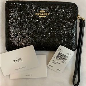Coach Bags - NWT Coach Black Patent Wristlet Coach Bags - NWT Coach Black Patent Wristlet